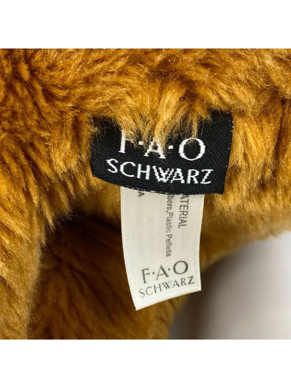 FAO Schwarz Large Plush Tiger Stuffed Animal Toy  Orange & White Stripes 20